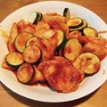 みずきらきら's cooksnap of when they made むね肉とズッキーニの和風チリソース.