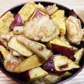 ちぃくらげ's cooksnap of when they made さつまいもとごぼうと鶏肉の甘酢炒め.