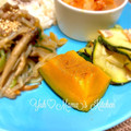 YUH♡ママ's cooksnap of when they made レンジで簡単 かぼちゃの煮物.