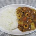 ジョングレ's cooksnap of when they made 竹輪コンニャク入り☆母のカレーライス♪.