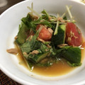 つやじょー's cooksnap of when they made トマトとキュウリと水菜とツナのサラダ.