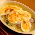 中村ベーカリー's cooksnap of when they made ブロッコリーとゆで卵のグラタン☺.