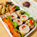 LimeLunch's cooksnap of when they made 簡単！パプリカとえのきの豚肉巻き.