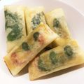 LuvPiNK's cooksnap of when they made 大葉がアクセント☆カルツォーネ春巻.