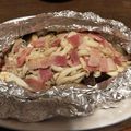 yaｰya's cooksnap of when they made なすのホイル焼き♡ベーコン＆キノコ味.