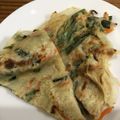 クックM989HD☆'s cooksnap of when they made 簡単♥チーズ入りチヂミ♪.