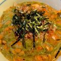 食いしん坊あー's cooksnap of when they made 美肌に♪♪めかぶ納豆キムチやっこ.