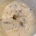 食いしん坊あー's cooksnap of when they made 白味噌仕立のミルク煮(豆腐＆きのこ).