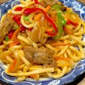 ばたみそーぱん☆'s cooksnap of when they made プルコギ焼きうどん.