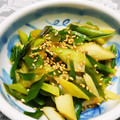 ともこキッチン's cooksnap of when they made 大量消費！青いネギの白だし炒め #うちの.
