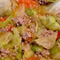 かりやまかり's cooksnap of when they made レタス、トマトと挽肉のペペロン炒め.