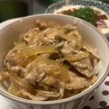 あじまぁ's cooksnap of when they made しゃぶしゃぶ豚肉で豚丼　幼児食　取り分け.