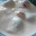 ゆいランラン's cooksnap of when they made いちごみるくヨーグルト.