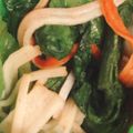 どあら。's cooksnap of when they made レタスとかにかまサッと炒め。お弁当にも♪.