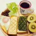 choco831's cooksnap of when they made メロンパントースト.