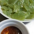 kam嫁's cooksnap of when they made 簡単!食欲不振に！刺身こんにゃく味噌タレ.