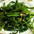 クックpichan's cooksnap of when they made 【歯応え抜群】　空心菜のエスニック炒め.