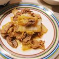 みいみいまる's cooksnap of when they made 豚肉と白菜の生姜焼き風♪.