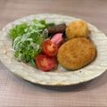 たべものにっき　tabemono's cooksnap of when they made ポテトコロッケ【チーズ入り】.