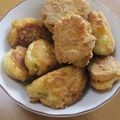 yukoreo's cooksnap of when they made ちょっとの油で♪お豆腐の揚げおやつ☆.