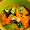 AKYI's cooksnap of when they made あと一品☆簡単☆小松菜と油揚げの煮びたし.