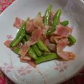 ぷっちかおりんご's cooksnap of when they made インゲンとベーコンのバターソテー.