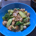 ふらふらおやじ's cooksnap of when they made ✩豚肉とたたききゅうりの炒め物✩.