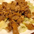 あすか0911's cooksnap of when they made ヘルシー！豚こま肉で！もやし入り生姜焼き.