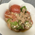 ☆こうめまま's cooksnap of when they made トマトとオクラのツナ和風あえ.
