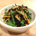 mayuyuキッチン's cooksnap of when they made 貧血予防！春菊と人参とキクラゲのゴマ和え.