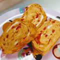ぷちふーる's cooksnap of when they made お弁当に彩り＊パプリカの卵焼き.