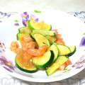 tennisnoah's cooksnap of when they made ズッキーニと海老の中華風炒め.