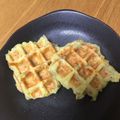 まーこ2310's cooksnap of when they made ワッフルメーカーでかりもちじゃがいも餅♡.