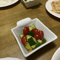 ゆいランラン's cooksnap of when they made きゅうりとトマト　私の一番好きな食べ方.