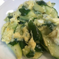 saki1010's cooksnap of when they made mきゅうりと卵のごま油炒め.