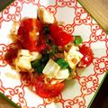 fl＊＊'s cooksnap of when they made お父さんのオクラとトマトと豆腐のサラダ.