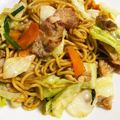 りくmasa's cooksnap of when they made 餃子の王将風 オイスターソース焼きそば.