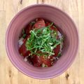 色彩とりどり's cooksnap of when they made マグロの漬け丼 髭男特製トロトロ仕立て.