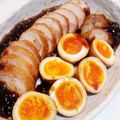 あららぎもみじ's cooksnap of when they made 鶏もも肉でチャーシュー♩.