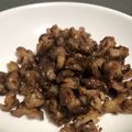 aco314's cooksnap of when they made 酒呑みレシピ♪砂肝銀皮の大蒜醤油炒め♪.