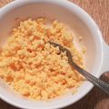 はらぺこ子's cooksnap of when they made 【離乳食 後期】レンジでふわふわ炒り卵.