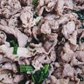 てりとみ's cooksnap of when they made 豚肩肉と小松菜の鶏ガラ炒め♪.