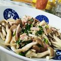 Yukiまむ's cooksnap of when they made しめじとえのきのニラベーコン炒め.