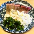 さすらい's cooksnap of when they made カツオ刺身のネギごまニンニク。.