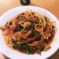 桃壱＊'s cooksnap of when they made 海老とほうれん草のトマトクリームパスタ.