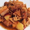 はなこ24's cooksnap of when they made 豚バラと蓮根のうま煮.