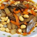 カメリア22's cooksnap of when they made 大豆こんにゃくゴボウの煮物☆.