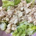 ぐでたま's cooksnap of when they made ツナ豆腐レタスサラダ.