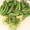 ame-ikuru's cooksnap of when they made スナップえんどうの筋の取り方( *´艸).