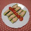 pitachan1's cooksnap of when they made 簡単！きゅうりの明太マヨボート(^O^).